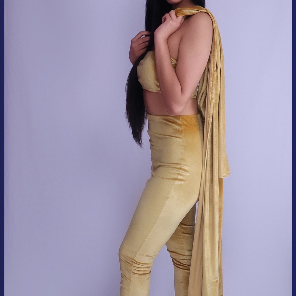 3 piece velvet set